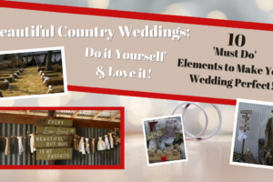 Beautiful Country Weddings; Do It Yourself and Love It