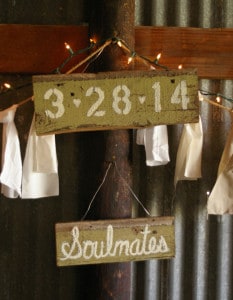country weddings decor