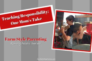 Teaching Responsibility; One Mom’s Powerful Take — Raising Adults Series