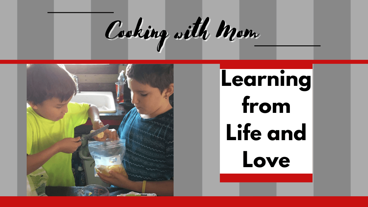 cooking with mom