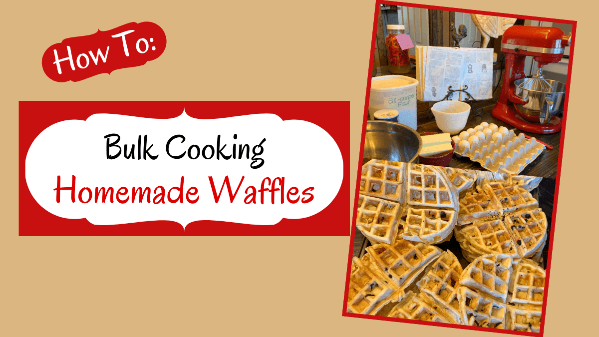 The Best Homemade Waffles – Bulk Cooking