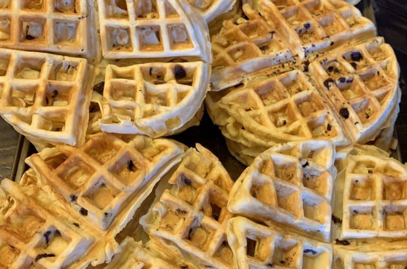 Huge Batch of Homemade Waffles