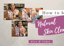 How to Make a Natural Facial Cleanser
