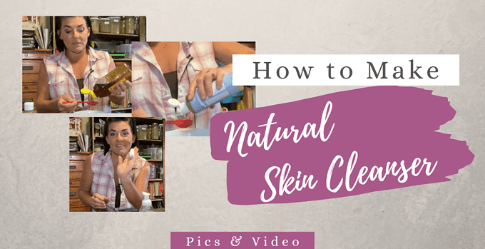 natural facial cleanser