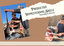 Productive Homesteading Skills; Passing it Down