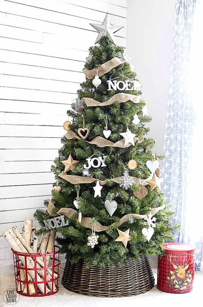 natural, christmas tree design