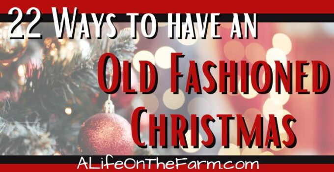 old fashioned christmas