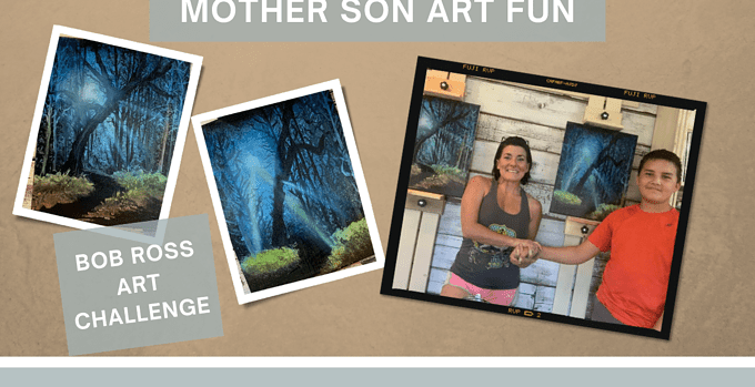 bob ross art challenge