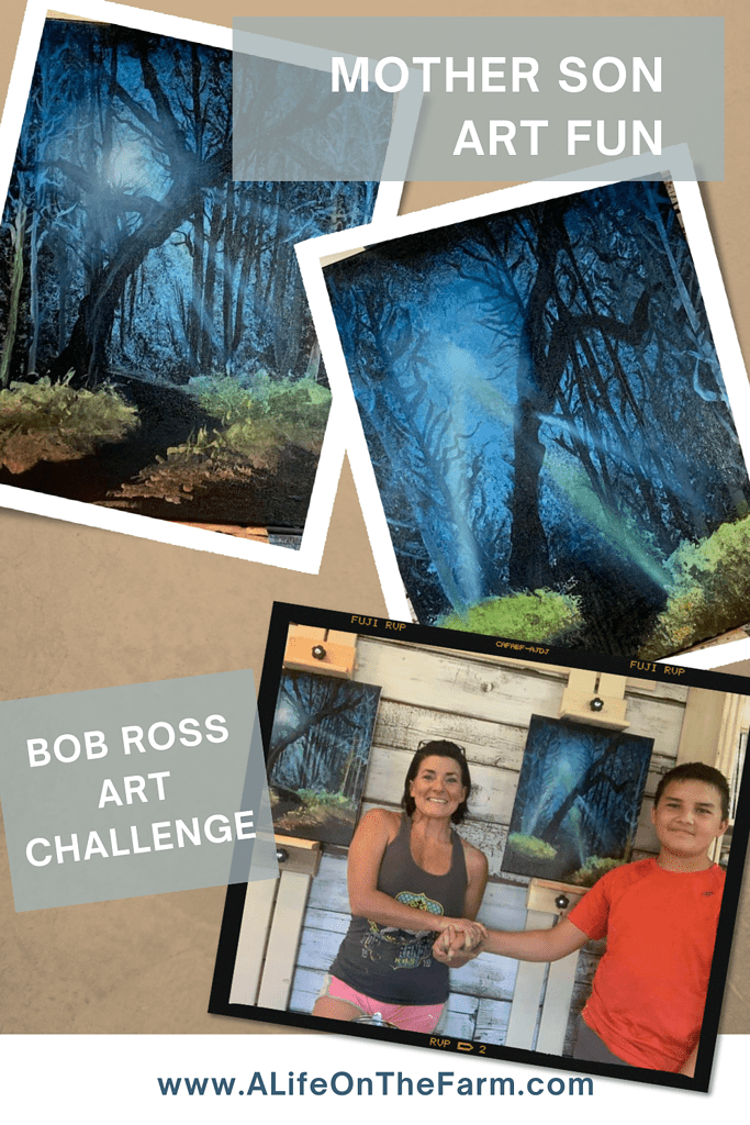 bob ross art challenge