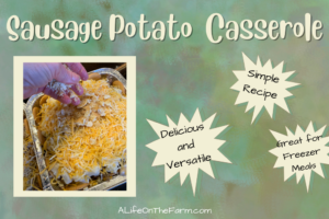 Sensational Sausage Potato Casserole