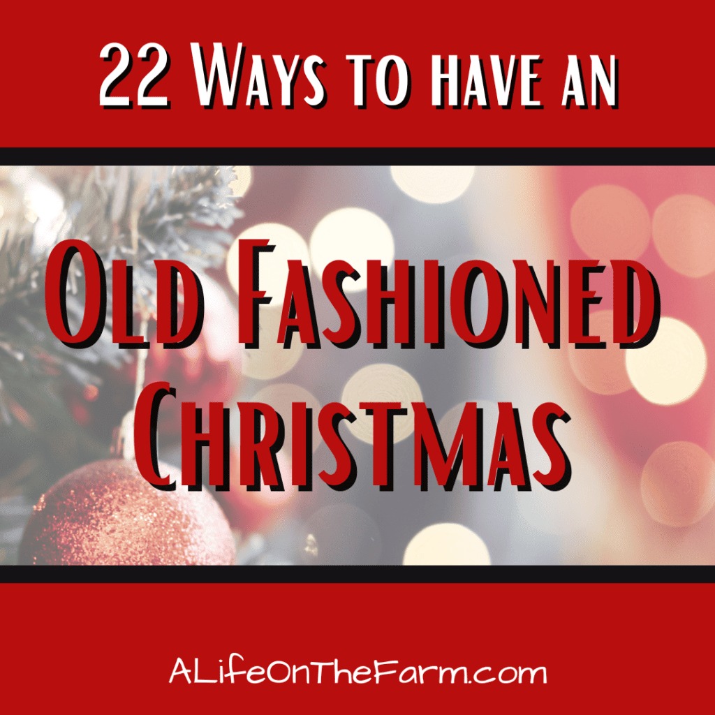 old fashioned christmas