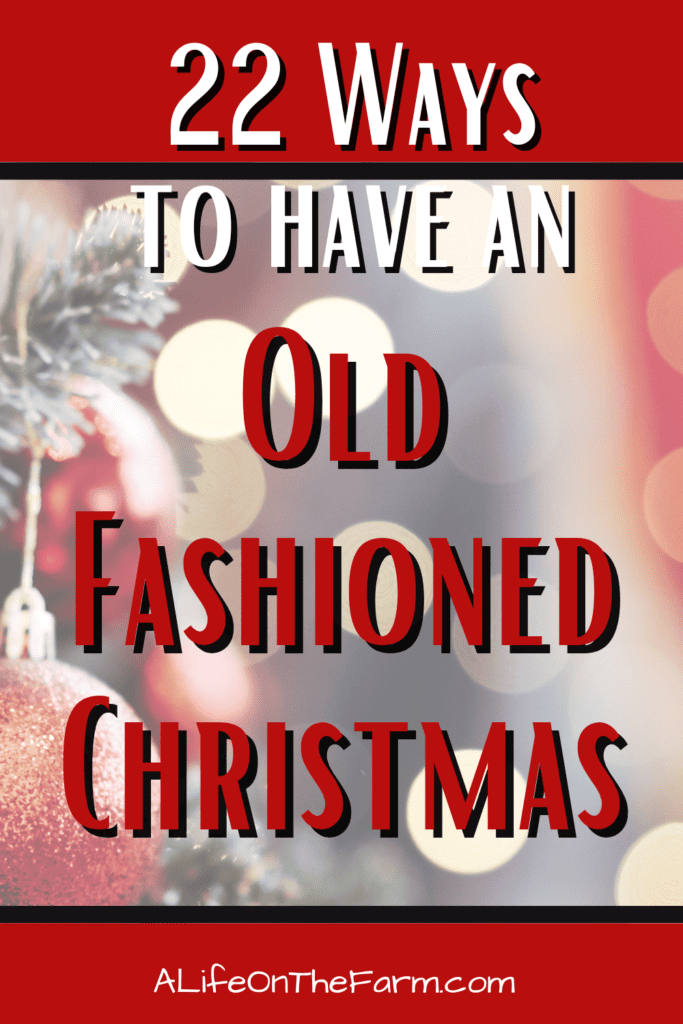 old fashioned christmas