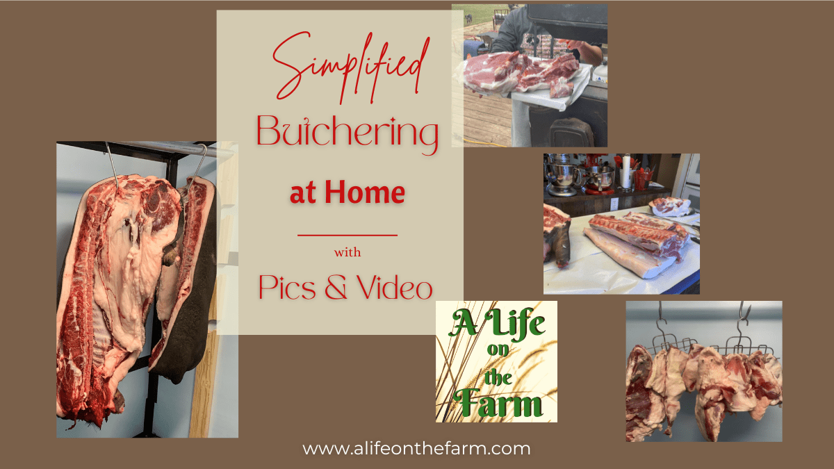 butchering and processing