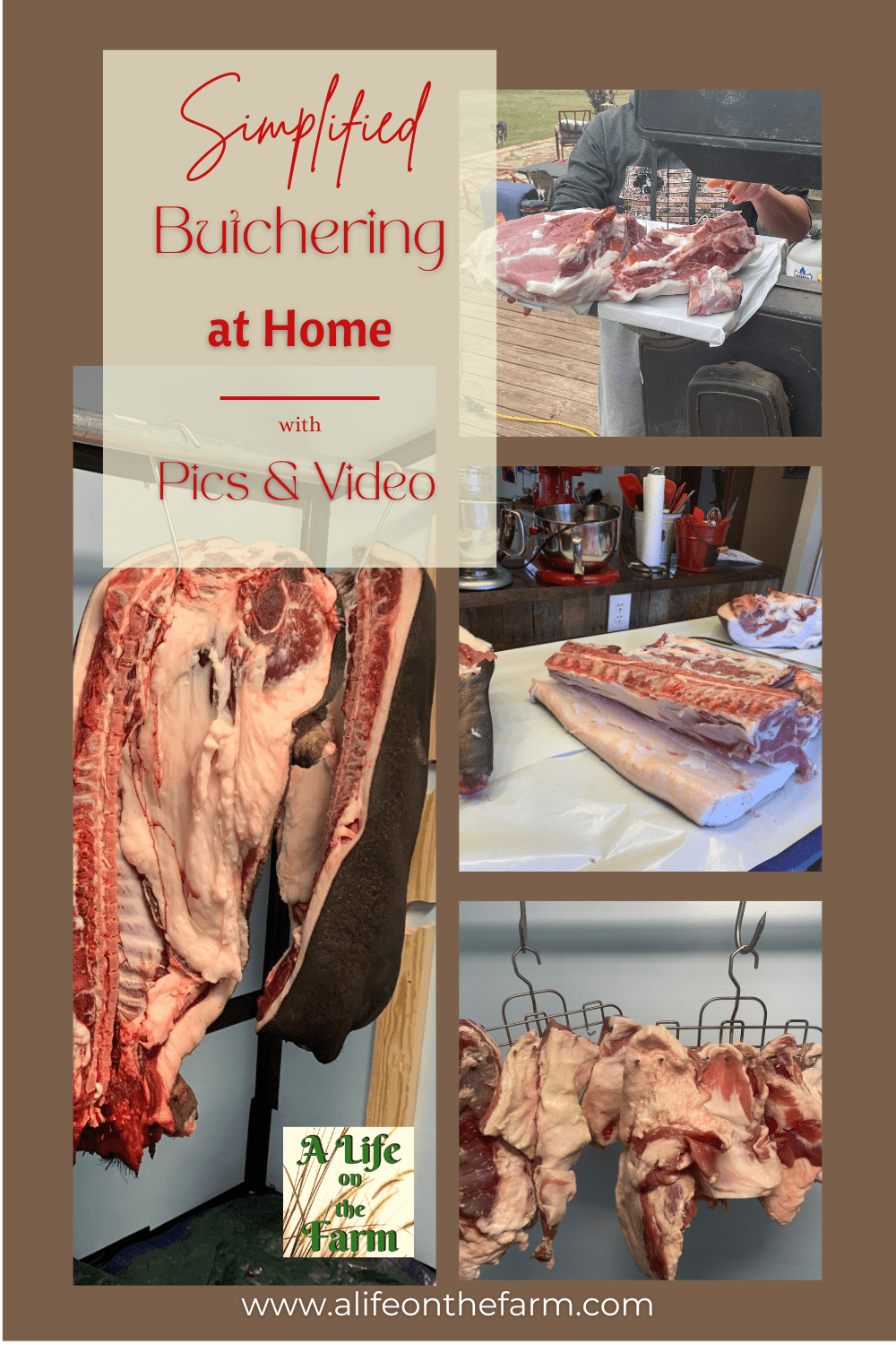 butchering and processing