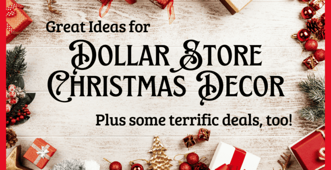 dollar store christmas