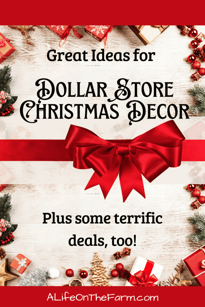 dollar store christmas
