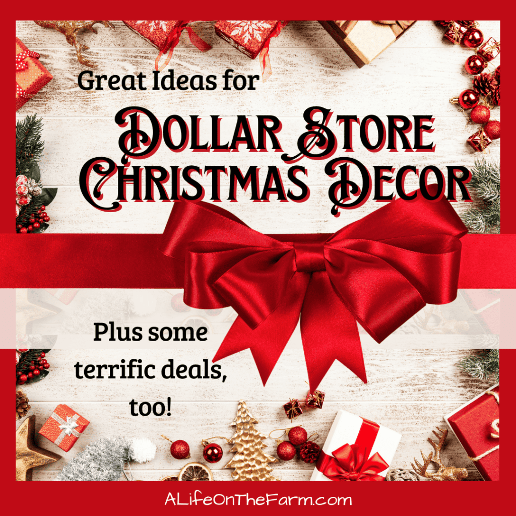 dollar store christmas