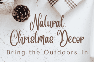Natural Christmas Decor: Bring the Outdoors In