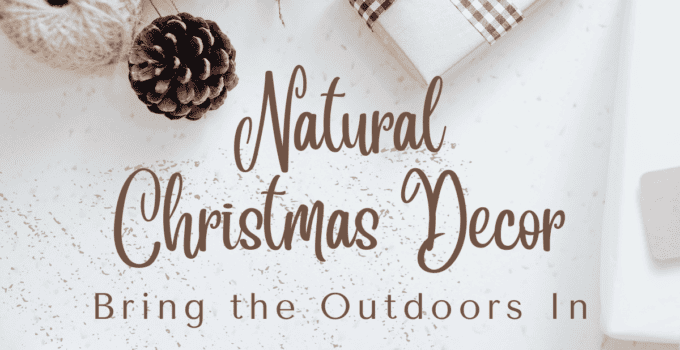 natural christmas decor