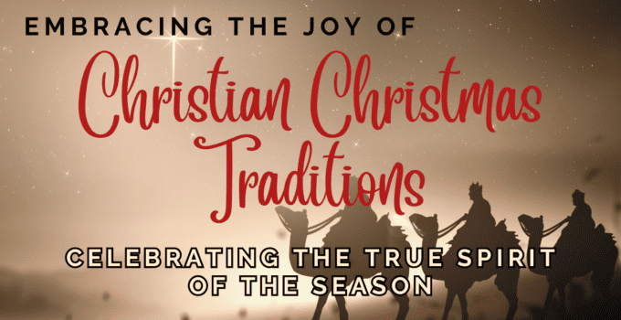 christian christmas traditions