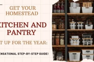 Get Your Homestead Kitchen and Pantry Set Up for the Year: A Sensational Step-by-Step Guide!