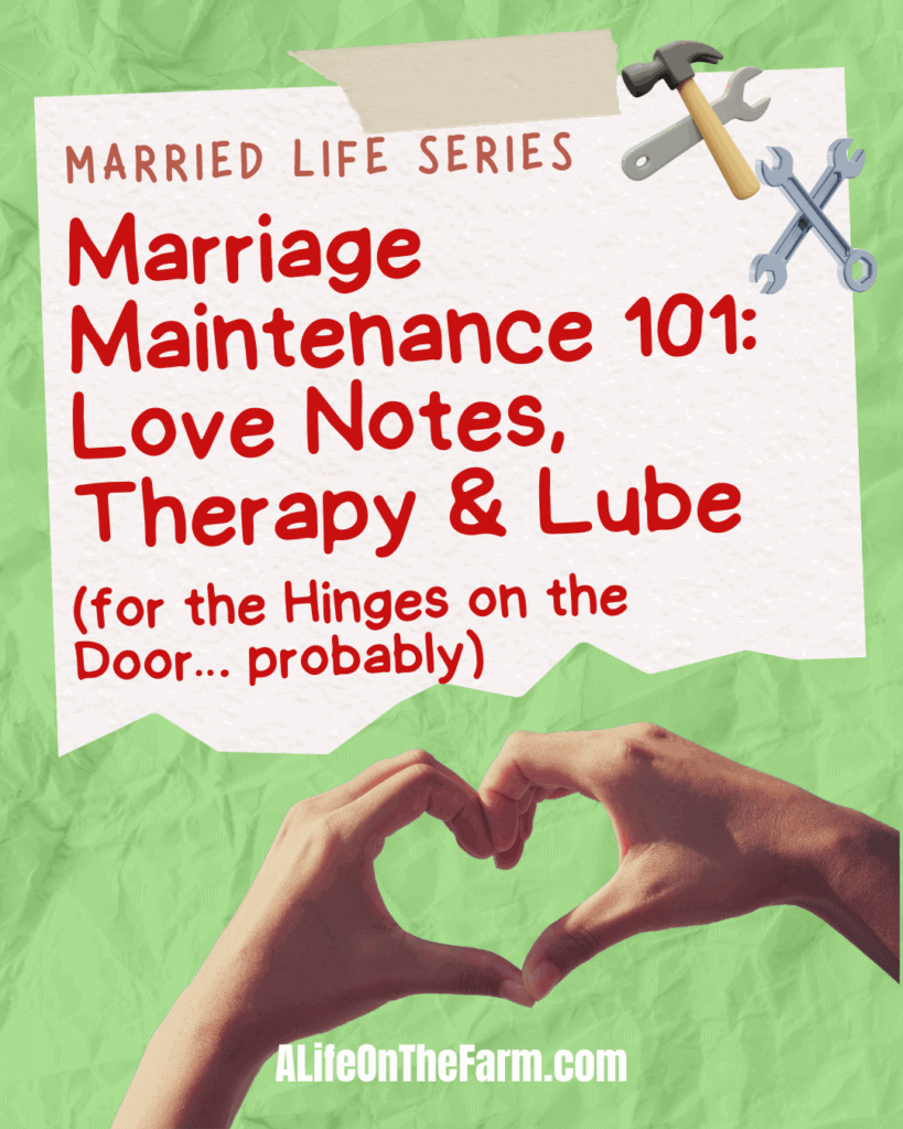 Marriage maintenance