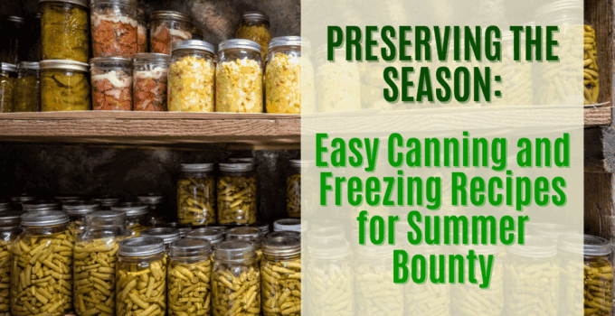 preserving the season