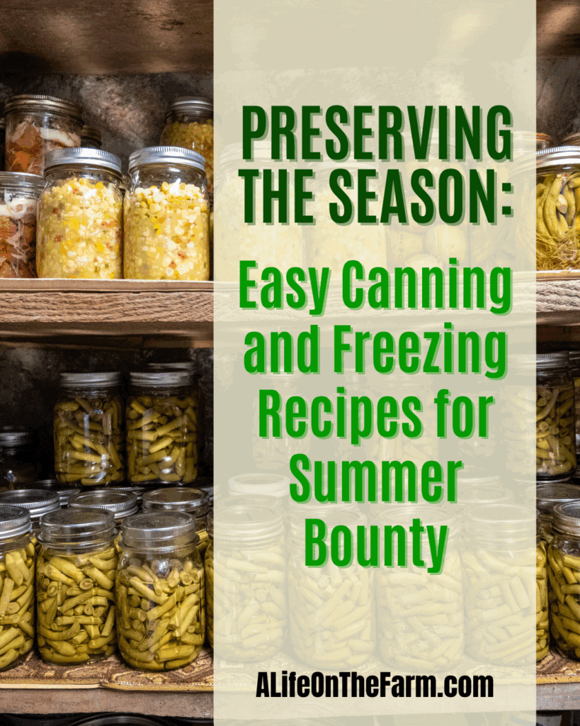 preserving the season