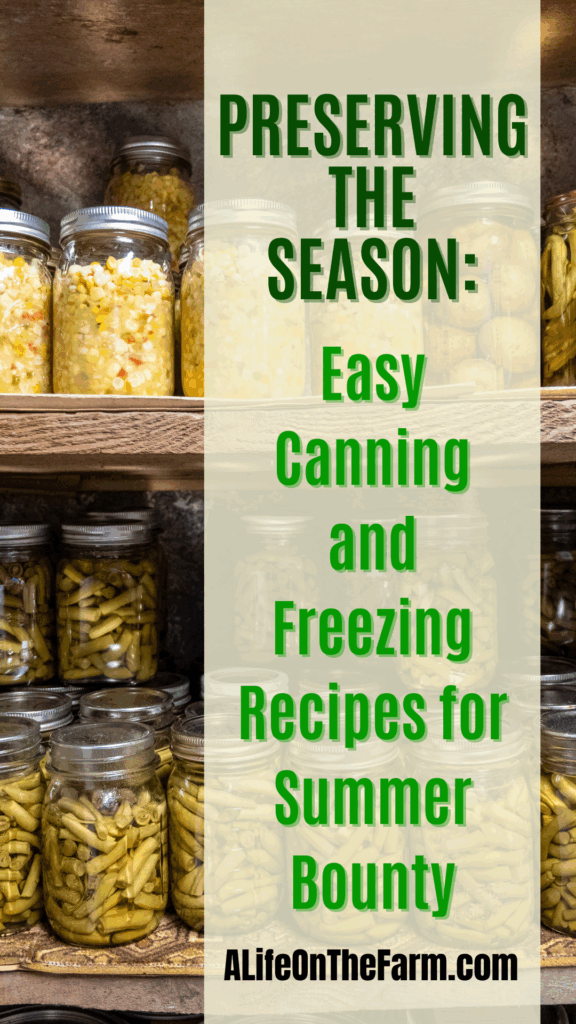 preserving the season