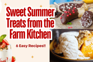 Sweet Summer Treats from the Farm Kitchen – 6 Easy Recipes