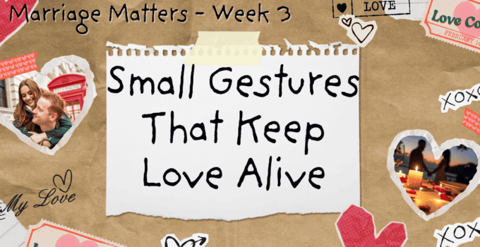 small gestures