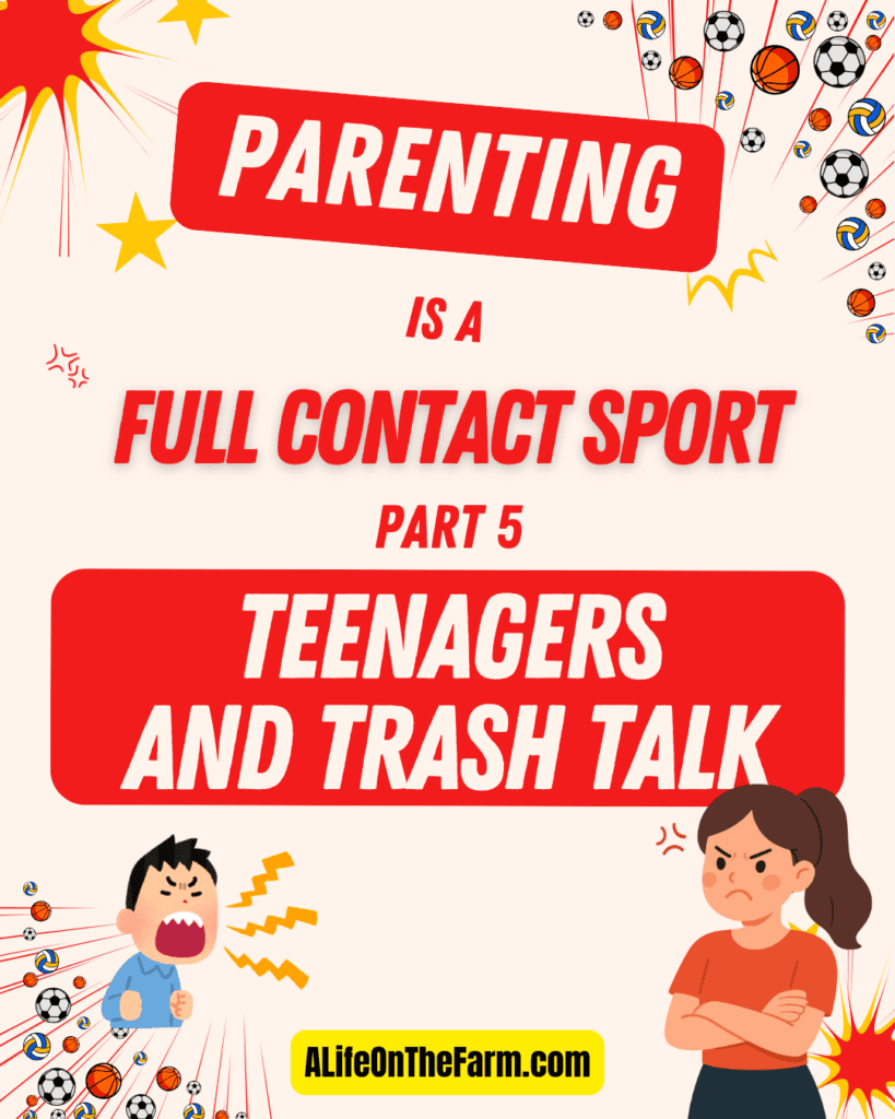 teenagers and trash talk