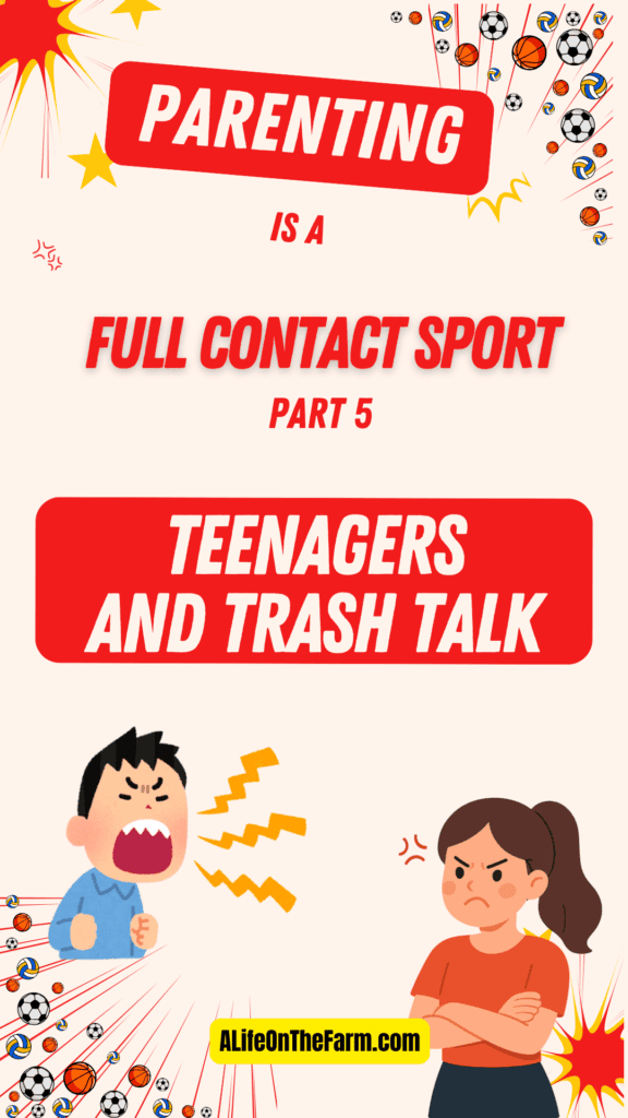 teenagers and trash talk