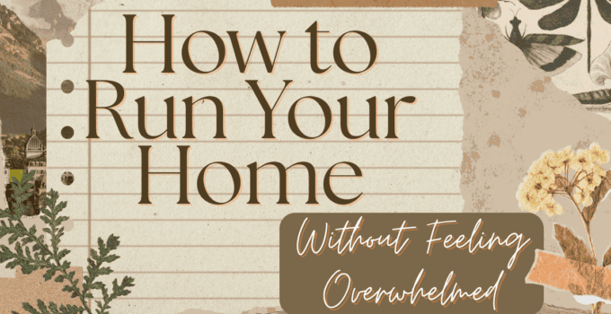 how to run your home