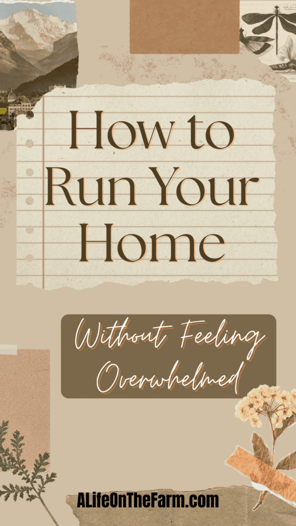 how to run your home