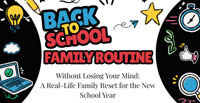 back to school family routine