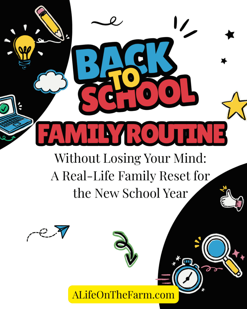 back to school family routine