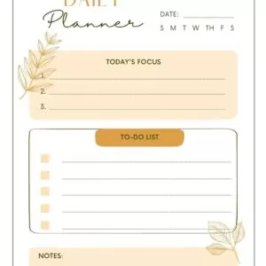 Classic daily weekly monthly planner