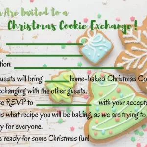 cookie exchange invitation